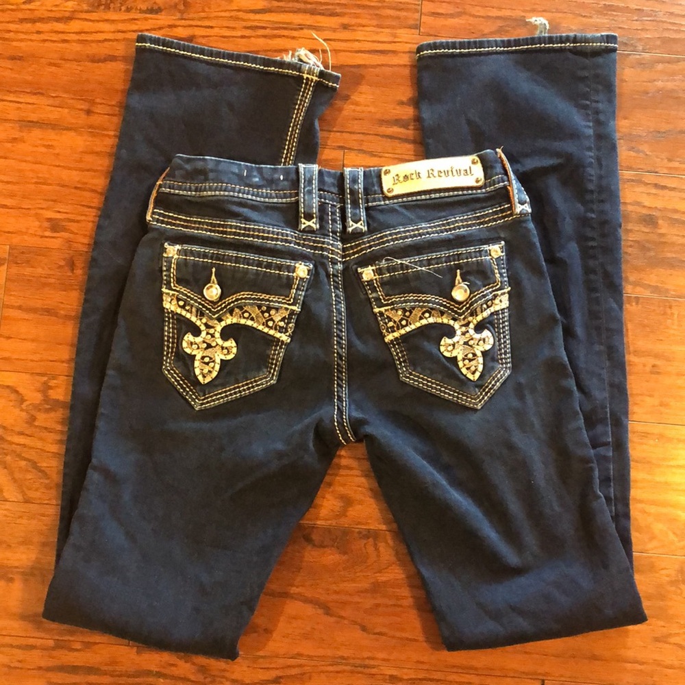 Rock Revival Yui bootcut women’s jeans size 26.